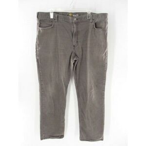 Men's Carhartt Relaxed Fit Gray Rugged Work Jeans Pants, 40 x 32, 30